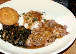 Pork Roast, Rice and Gravy