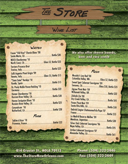 DOWNLOAD THE MENU PDF
